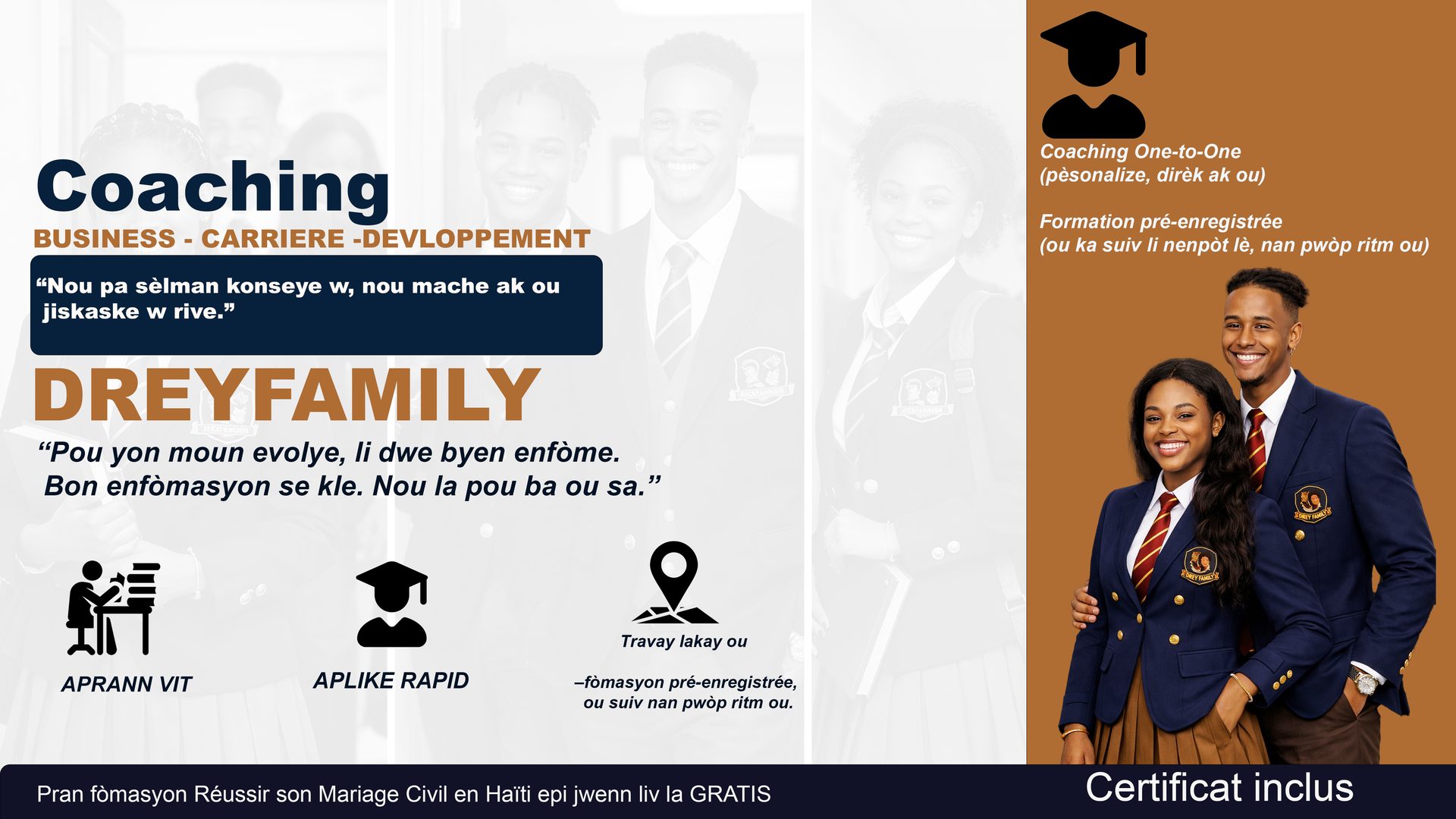 Coaching et formations